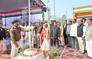 बलरामपुर,जिले की कुसमी में धूम धाम से मनाया गया 77 वां गणतंत्र दिवस।