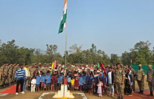 5 हजार फीट ऊंचे नक्सल किले कर्रेगुट्टा हिल्स पर लहरा उठा तिरंगा