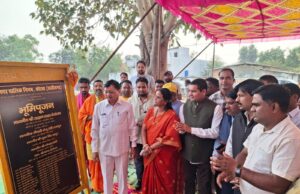 02 करोड़ रू. से वार्ड क्र. 56 में बनेगा नाला, 38 लाख रू. से सरदार पटेल चौक का होगा सौंदर्यीकरण