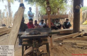 पामेड़ अभयारण्य में अवैध फर्नीचर निर्माण पर वन विभाग की बड़ी कार्रवाई