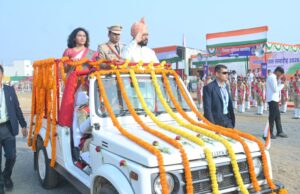 जिला मुख्यालय बालोद में भव्य एवं गरिमामय ढंग से मनाया गया गणतंत्र दिवस समारोह