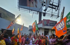 एआई इम्पैक्ट समिट में हुए अभद्र प्रदर्शन के विरोध में कोरबा महिला मोर्चा का आक्रोश प्रदर्शन