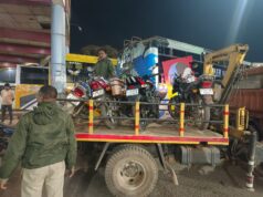 आखिर बस स्टैंड में चल ही गया कानून का डंडा