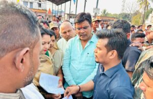 आमदी की जनता के हक के लिए कांग्रेस सड़क पर, भाजपा सरकार की उदासीनता के खिलाफ एक दिवसीय धरना व चक्काजाम