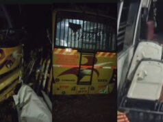 मुख्यमंत्री कन्या विवाह योजना के 54 जोड़ों से भरी बस हादसे का शिकार, कई घायल