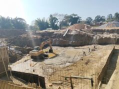 ग्राम कमलापुर में 2.40 करोड़ रुपये की लागत से बन रहा स्टॉप डैम, निर्माण गुणवत्ता पर उठे सवाल