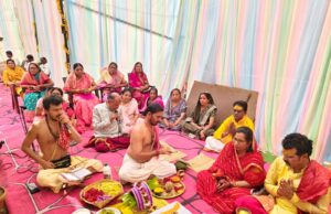 ओंकारेश्वर मंदिर में प्राण प्रतिष्ठा महोत्सव जारी, सबके उत्तम स्वास्थ्य की कामना