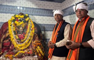 माता मावली मेला में शामिल हुए वनमंत्री केदार कश्यप एवं मंत्री टंकराम वर्मा