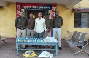 थाना अकलतरा पुलिस की अवैध शराब बिक्री करने वालों के विरुद्ध ताबड़तोड़ कार्यवाही