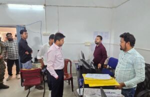 जिला पंचायत सीईओ का औचक निरीक्षण, योजनाओं की प्रगति पर विशेष फोकस