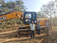 अवैध रेत उत्खनन पर की गई कार्रवाई: 02 चैन माउंटेन मशीन व 3 ट्रैक्टर जब्त