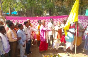 बंगू धाकड़ और घेनवा धाकड़ की स्मृति में भूमिपूजन