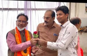 भाजयुमो जिला मंत्री बने मनीष कश्यप शीर्ष नेतृत्व का माना आभार