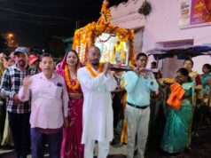 अनुष्ठान: श्रीमद देवी भागवत महापुराण के पांचवें दिन निकाली है मां कुष्मांडा की पालकी, लक्ष्मी हैं बस्तर की मातृशक्तियाँ : भारद्वाज