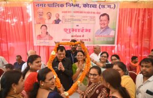 उद्योग मंत्री श्री लखन लाल देवांगन ने शिवाजीनगर और एमपी नगर कॉलोनी को दी 14.42 करोड़ के अंडरग्राउंड सीवरेज लाइन की सौगात, 3350 मकानों को मिलेगा लाभ