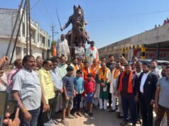 आरंग में ‘राष्ट्रीय गौरव रथ यात्रा’ का भव्य स्वागत, जयघोषों से गूंजा रसनी परिसर