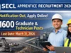 अपने करियर की नई उड़ान भरें — SECL में 1600 अपरेंटिस पदों पर सुनहरा अवसर