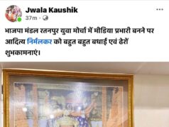 आदित्य निर्मलकर भाजपा युवा मोर्चा के मंडल मिडिया प्रभारी बने