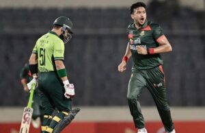 बांग्लादेश vs पाकिस्तान तीसरे वनडे में जमकर बवाल, नाहिद राणा और पाक बल्लेबाज के बीच मैदान पर तीखी नोकझोंक