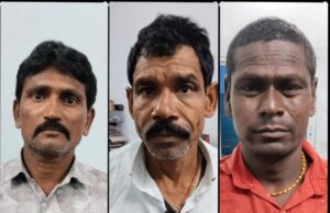 अवैध पशु परिवहन पर पुलिस की बड़ी कार्यवाही,तीन गिरफ्तार