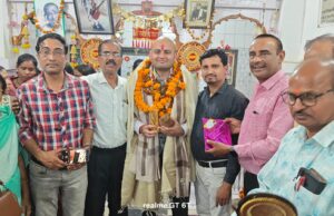 यूपीएससी में कमाल ; रतनपुर के दिव्यांशु जायसवाल बने सहायक निदेशक ; पंडरीनाथ मंदिर में भव्य सम्मान समारोह: