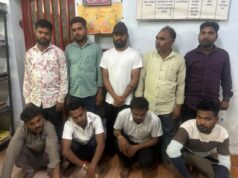 शराब दुकान के पीछे जुआ खेल रहे 09 जुआरी पुलिस के हत्थे चढ़े