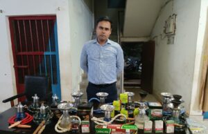 चकरभाठा पुलिस की कार्रवाई: होटल की छत पर अवैध हुक्का संचालन करने वाला आरोपी गिरफ्तार