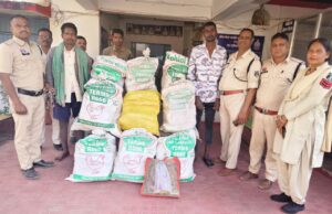 51 लाख के गांजा के साथ दो तस्कर गिरफ्तार, 1 क्विंटल से ज्यादा गांजा जप्त