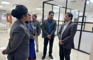 सीसीएसएच की व्यवस्थाओं को सराहा सांसद और मेयर ने