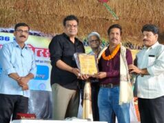 बसंत राघव को मिला बिलासा साहित्य सम्मान