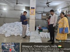 नवरात्रि व गर्मी को देखते हुए खाद्य सुरक्षा विभाग सख्त, वाटर प्लांट पर कार्रवाई—हजारों बोतल-पाउच जब्त