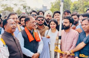 मुख्यमंत्री विष्णुदेव साय के नए कानून का भाजयुमो ने किया स्वागत, युवाओं के भविष्य की सुरक्षा पर जोर