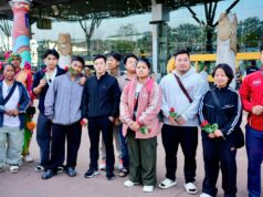 खेलो इंडिया ट्राइबल गेम्स के लिए खिलाड़ियों का छत्तीसगढ़ पहुंचना शुरू, अरुणाचल के वेटलिफ्टरों का विमानतल पर रंगारंग स्वागत