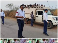 ट्रैफिक उल्लंघन पर लगातार कार्यवाही जारी, 4 दिन में 76 प्रकरण और 35 हजार का जुर्माना