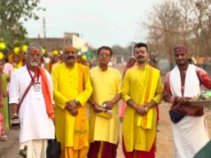 बिरकोनी में त्रि-दिवसीय श्री मारुति महायज्ञ एवं प्राण प्रतिष्ठा समारोह का शुभारंभ