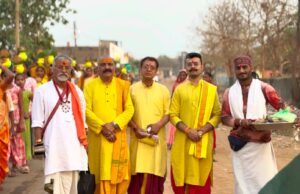 बिरकोनी में त्रि-दिवसीय श्री मारुति महायज्ञ एवं प्राण प्रतिष्ठा समारोह का शुभारंभ