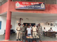 कुसमी में ज्वैलरी दुकान में चोरी करने वाला आरोपी 24 घंटे में गिरफ्तार, चोरी का सामान बरामद