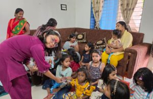 चैत्र नवरात्रि पर विहिप मातृशक्ति द्वारा भव्य रामनवमी एवं कन्या पूजन आयोजन