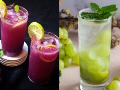 गर्मी से राहत पाने के लिए घर पर बनाएं ठंडा-ठंडा ग्रेप्स मोजितो, जानें इस रिफ्रेशिंग समर ड्रिंक की आसान रेसिपी