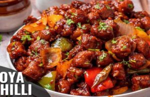 घर पर बनाएं स्ट्रीट स्टाइल सोया चिली, बाहर से क्रिस्पी और अंदर से जूसी – जानें आसान रेसिपी