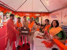 भाजपा की इंदौर में आयोजित प्रशिक्षण कार्यशाला में कोरबा से हितानंद हुए शामिल