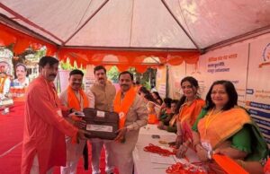 भाजपा की इंदौर में आयोजित प्रशिक्षण कार्यशाला में कोरबा से हितानंद हुए शामिल