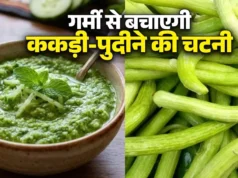 ककड़ी-पुदीना चटनी: गर्मी में शरीर को ठंडा रखने वाली आसान, टेस्टी और हेल्दी रेसिपी