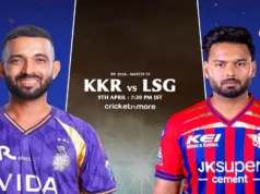 ईडन गार्डन्स में आज भिड़ंत: केकेआर ‘करो या मरो’ में, एलएसजी पूरी तैयारी में