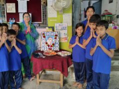 सारंगढ़ प्रांजल विशेष स्कूल में दिव्यांग बच्चों ने मनाई बाबा साहब की जयंती