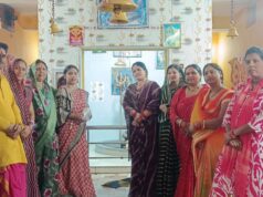 हनुमान जन्मोत्सव पर बांकीमोंगरा पालिका अध्यक्ष श्रीमती सोनी विकास झा ने विभिन्न क्षेत्रों के मंदिरों में टेका माथा, क्षेत्र की खुशहाली की कामना की