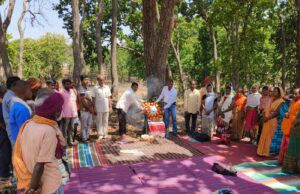 टाटीझरिया में धूमधाम से मनाई गई डॉ. भीमराव अंबेडकर जयंती, श्रद्धांजलि अर्पित