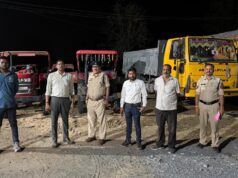 खनिजों के अवैध उत्खनन, परिवहन एवं भण्डारण पर की गई कार्रवाई