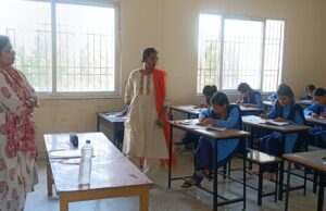 कक्षा 12 वीं क़ी हिन्दी विषय क़ी पुर्नपरीक्षा शांतिपूर्ण संपन्न