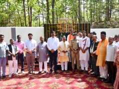 वन शहीद स्मारक का लोकार्पण: मंत्री रामविचार नेताम ने वीर वनकर्मियों को दी श्रद्धांजलि, जनभागीदारी से वन संरक्षण का किया आह्वान